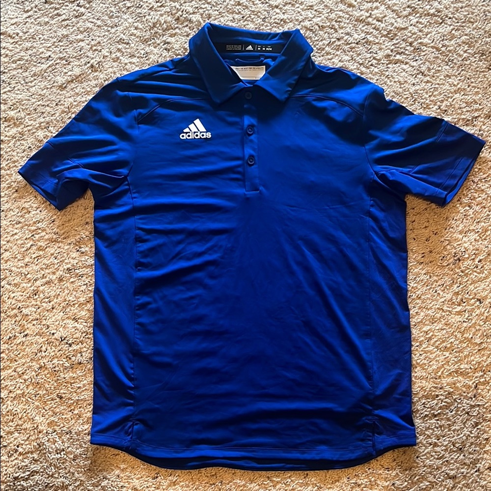 Adidas Men's Blue Polo Shirt